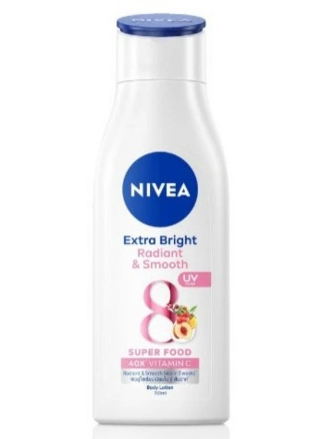 Nivea Extra Bright Radiant Smooth Body Lotion with UV Protect – 190ml